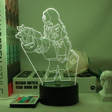 Lade das Bild in den Galerie-Viewer, Brawl Stars Poco Spike E Primo Leon Nachtlicht Lampe