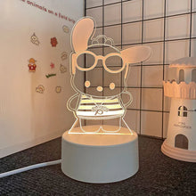Lade das Bild in den Galerie-Viewer, Sanrio 3D Hello Kitty LED Nachtlicht - viele Motive