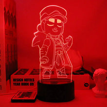 Lade das Bild in den Galerie-Viewer, Brawl Stars Poco Spike E Primo Leon Nachtlicht Lampe
