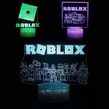 Lade das Bild in den Galerie-Viewer, Roblox Cartoon 3D Nachtlicht mit Farbwechsel Funktion