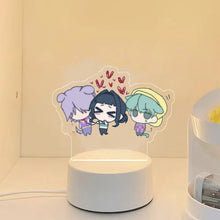 Lade das Bild in den Galerie-Viewer, KPop Demon Hunters Nachtlicht HunterX Deko Lampe, Zoey Rumi Mira Saja Boys Motive