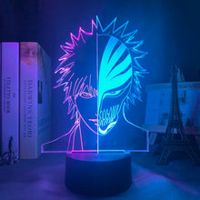 Lade das Bild in den Galerie-Viewer, Attack on Titan Anime Lampe Nachtlicht mit Farbwechsel und 3D Effekt