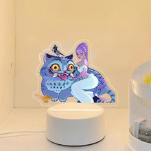 Lade das Bild in den Galerie-Viewer, KPop Demon Hunters Nachtlicht HunterX Deko Lampe, Zoey Rumi Mira Saja Boys Motive