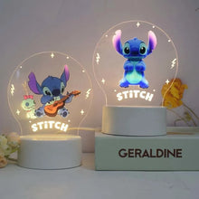 Lade das Bild in den Galerie-Viewer, Wundervolles Lilo & Stitch Nachtlicht Deko Lampe für Kinderzimmer