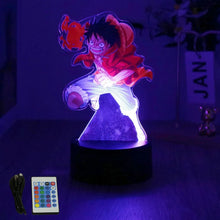 Lade das Bild in den Galerie-Viewer, Farbenfrohe One Piece Luffy Nachtlampen, Lampe