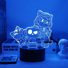 Lade das Bild in den Galerie-Viewer, Brawl Stars Poco Spike E Primo Leon Nachtlicht Lampe