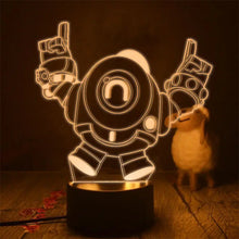 Lade das Bild in den Galerie-Viewer, Brawl Stars Poco Spike E Primo Leon Nachtlicht Lampe