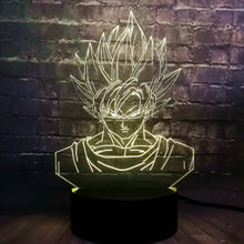 Lade das Bild in den Galerie-Viewer, Dragon Ball Son Goku 3D Lampe - Farbwechsel kaufen