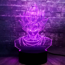 Lade das Bild in den Galerie-Viewer, Dragon Ball Son Goku 3D Lampe - Farbwechsel kaufen