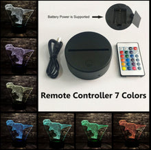 Lade das Bild in den Galerie-Viewer, Tyrannosaurus Rex T-Rex Lampe mit Farbwechsel Nachtlicht Tischlampe kaufen