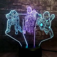 Lade das Bild in den Galerie-Viewer, Avengers Marvel Super Iron Man LED Mixed Tischlampe kaufen