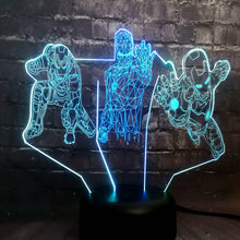 Lade das Bild in den Galerie-Viewer, Avengers Marvel Super Iron Man LED Mixed Tischlampe kaufen