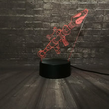 Lade das Bild in den Galerie-Viewer, 3D illusion Led Nachtlampe Battle Royal Raketenwerfer Motiv kaufen