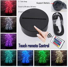 Lade das Bild in den Galerie-Viewer, Lampe im Transformers Roboter Design mit 3D und Farbwechsel Effekt kaufen