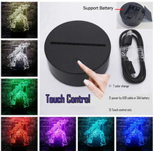 Lade das Bild in den Galerie-Viewer, Lampe im Transformers Roboter Design mit 3D und Farbwechsel Effekt kaufen