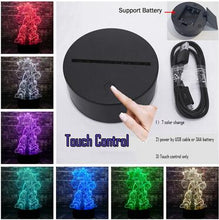 Lade das Bild in den Galerie-Viewer, Lampe im Transformers Roboter Design mit 3D und Farbwechsel Effekt kaufen