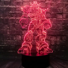 Lade das Bild in den Galerie-Viewer, Lampe im Transformers Roboter Design mit 3D und Farbwechsel Effekt kaufen
