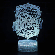 Lade das Bild in den Galerie-Viewer, Nachttischlampe mit Harry Potter Motiv, 3D Effekt, Fernbedienung und Farbwechsel kaufen