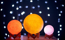 Lade das Bild in den Galerie-Viewer, Mondlicht mit bis zu 16 Farben, Farbwechsel, Mondlampe, Nachtlicht, Tischlampe kaufen