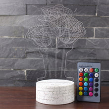 Lade das Bild in den Galerie-Viewer, Nachtlampe im romantischen Rosen Design, 3D Nachtlicht kaufen