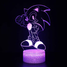 Lade das Bild in den Galerie-Viewer, Sonic the Hedgehog Nachtlampe, verschiedene Motive und Farbwechsel kaufen