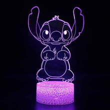 Lade das Bild in den Galerie-Viewer, Stitch Lampe Geschenkidee für Kinder Nachtlicht, Nachtlampe mit Farbwechsel in 16 Farben kaufen