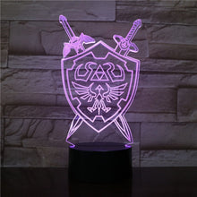 Lade das Bild in den Galerie-Viewer, The Legend of Zelda Lampe Nachtlampe, Licht, Tischlampe kaufen
