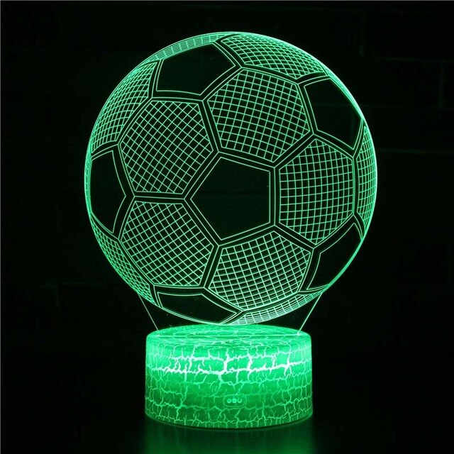 Nachtlampe mit Fußball Motiv kaufen