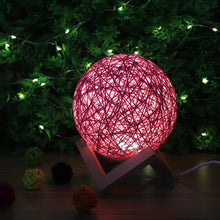 Lade das Bild in den Galerie-Viewer, 3D Nachtlicht mit Abstrakt Design, Farbwechsel, Mondlicht, Licht, Lampe kaufen