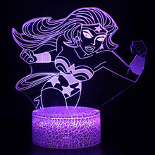 Lade das Bild in den Galerie-Viewer, Wonder Woman Nachttischlampe mit 3D Effekt, Nachtlicht, Lampe, Tischlampe kaufen