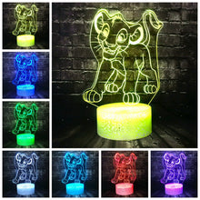 Lade das Bild in den Galerie-Viewer, Simba König der Löwen Lampe, Nachtlicht, Tischlampe mit magischen Farbwechsel kaufen