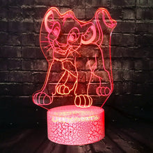 Lade das Bild in den Galerie-Viewer, Simba König der Löwen Lampe, Nachtlicht, Tischlampe mit magischen Farbwechsel kaufen