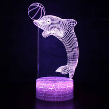 Lade das Bild in den Galerie-Viewer, LED Nachtlicht mit Delfin Motiven kaufen