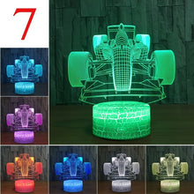 Lade das Bild in den Galerie-Viewer, Bagger Nachtlicht, Lampe mit Bagger oder Auto Motiv 3D Effekt und Farbwechsel kaufen