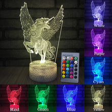 Lade das Bild in den Galerie-Viewer, Einhorn LED-Nacht Lampe kaufen
