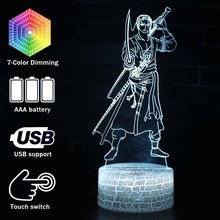 Lade das Bild in den Galerie-Viewer, One Piece Anime 3D Lampe mit Farbwechsel - verschiedene Motive kaufen