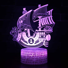 Lade das Bild in den Galerie-Viewer, One Piece Anime 3D Lampe mit Farbwechsel - verschiedene Motive kaufen