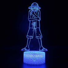 Lade das Bild in den Galerie-Viewer, One Piece Anime 3D Lampe mit Farbwechsel - verschiedene Motive kaufen