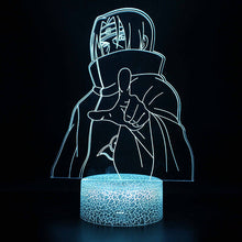 Lade das Bild in den Galerie-Viewer, Naruto Lampe, Nachtlicht, Tischlampe mit magischen 3D Effekt und Farbwechsel kaufen