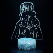 Lade das Bild in den Galerie-Viewer, Naruto Lampe, Nachtlicht, Tischlampe mit magischen 3D Effekt und Farbwechsel kaufen