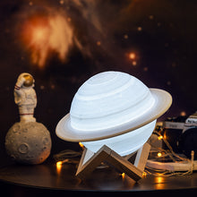 Lade das Bild in den Galerie-Viewer, Saturn Nachtlampe, Lampe, Nachtlicht, Tischlampe 2 oder 16 Farben, Farbwechsel Lampe kaufen