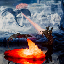Lade das Bild in den Galerie-Viewer, Drachen Nachtlicht, Tischlampe, Lampe, Feuer oder Eis Drache kaufen