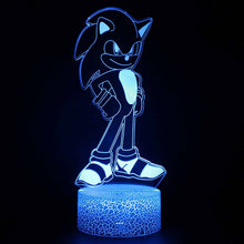 Lade das Bild in den Galerie-Viewer, Sonic the Hedgehog Nachtlampe, verschiedene Motive und Farbwechsel kaufen