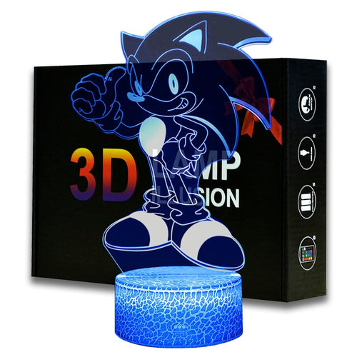 Sonic the Hedgehog Nachtlampe, verschiedene Motive und Farbwechsel kaufen