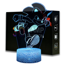 Lade das Bild in den Galerie-Viewer, Sonic the Hedgehog Nachtlampe, verschiedene Motive und Farbwechsel kaufen