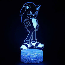 Lade das Bild in den Galerie-Viewer, Sonic the Hedgehog Nachtlampe, verschiedene Motive und Farbwechsel kaufen