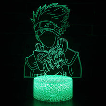Lade das Bild in den Galerie-Viewer, Anime Naruto Uzumaki Lampe, Tischlicht, Nachttischlampe 3D Effekt und Farbwechsel kaufen