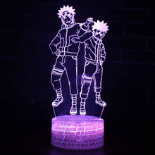 Lade das Bild in den Galerie-Viewer, Anime Naruto Uzumaki Lampe, Tischlicht, Nachttischlampe 3D Effekt und Farbwechsel kaufen