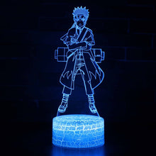 Lade das Bild in den Galerie-Viewer, Anime Naruto Uzumaki Lampe, Tischlicht, Nachttischlampe 3D Effekt und Farbwechsel kaufen