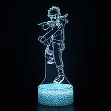 Lade das Bild in den Galerie-Viewer, Anime Naruto Uzumaki Lampe, Tischlicht, Nachttischlampe 3D Effekt und Farbwechsel kaufen